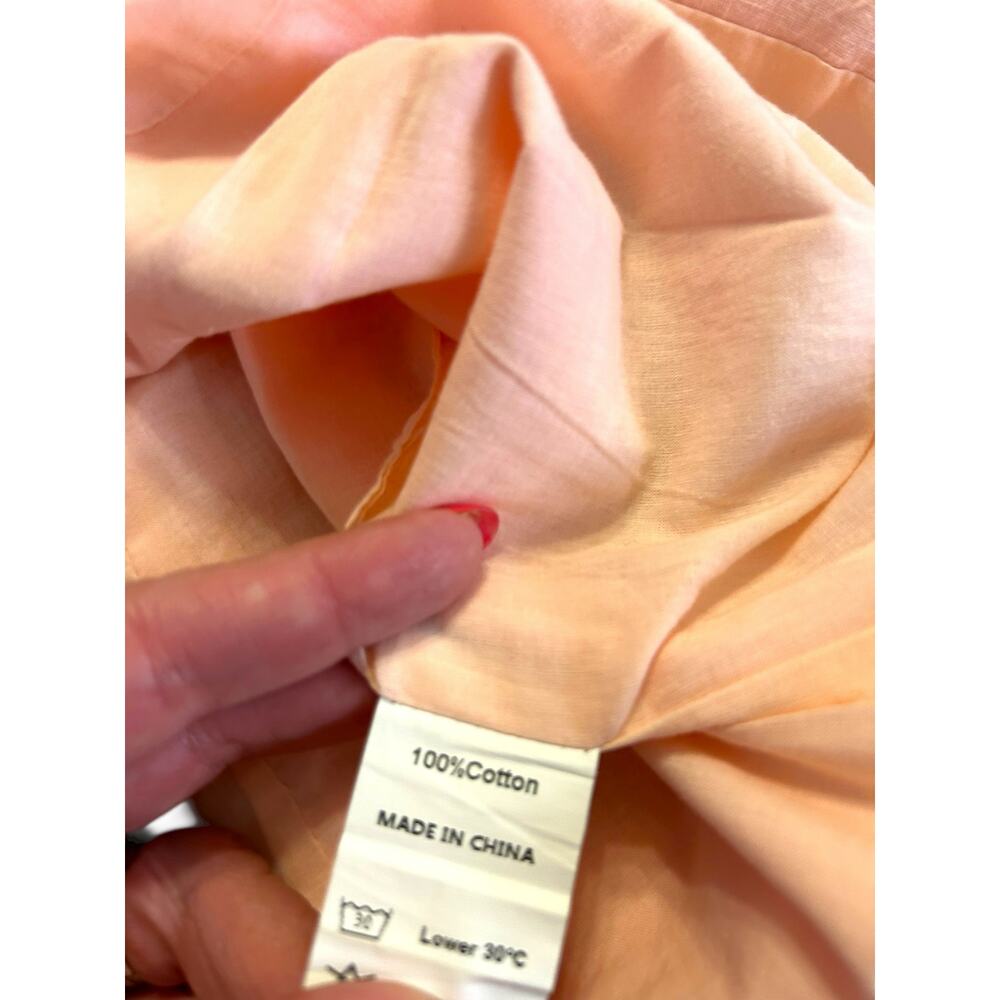 SNDYS Tuscany Baby Pink Cotton Dress - Size M - Picture 15 of 15